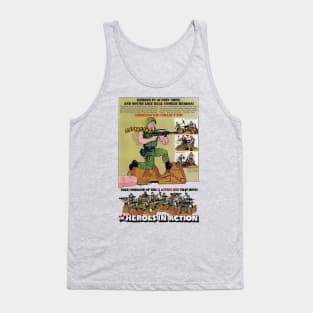 Retro Heroes In Action ARMY Tank Top